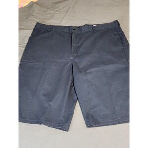 Dickies Men's Shorts Size 44 Work Flat‎ Front Solid Navy  Uniform Work Chinos